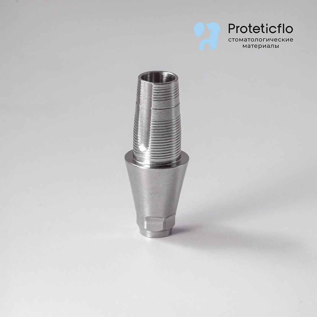 Титановое основание, аналог GEO, совместимое с Dentium Implantium G/H3.0 h6.0, с позиционером